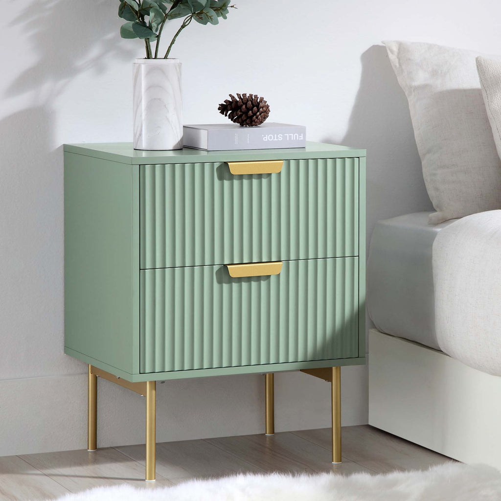 Mint green outlet nightstand