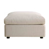 Byron Beige Fabric Pouffe