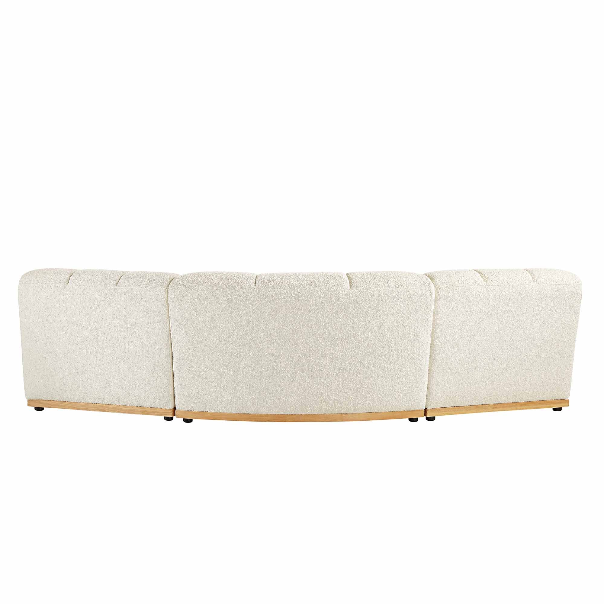 Granvia Ecru Boucle Modular Sofa, 3-Seater Corner Sofa