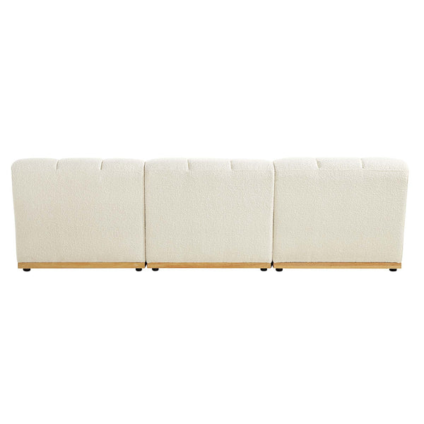 Granvia Ecru Boucle Modular Sofa, 3-Seater Sofa