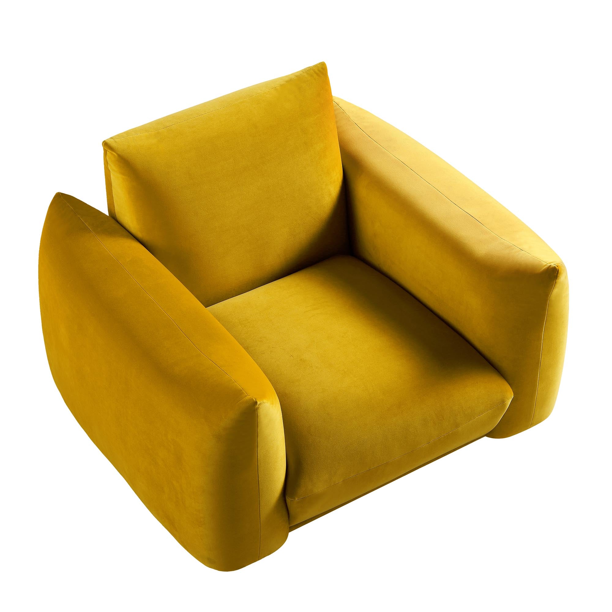 Gianni Armchair, Goldenrod Velvet