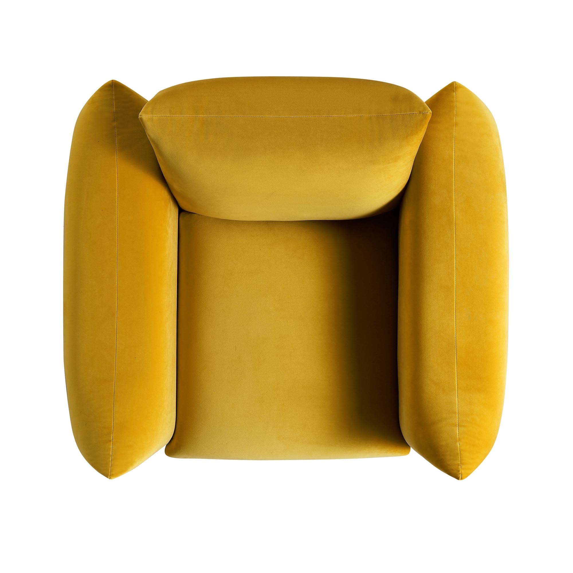 Gianni Armchair, Goldenrod Velvet