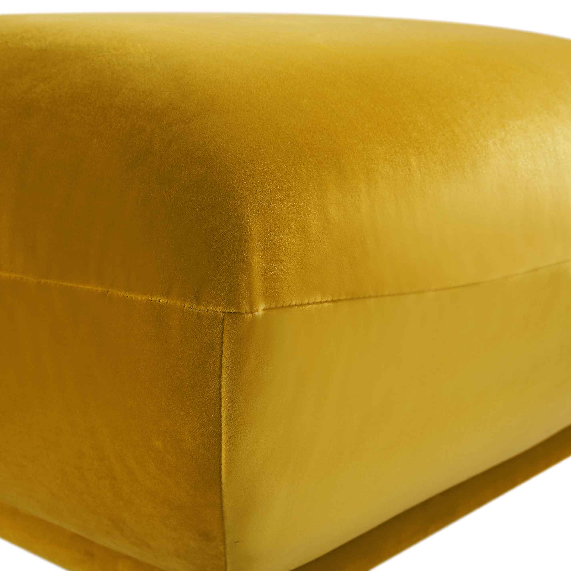 Gianni Pouffe, Goldenrod Velvet