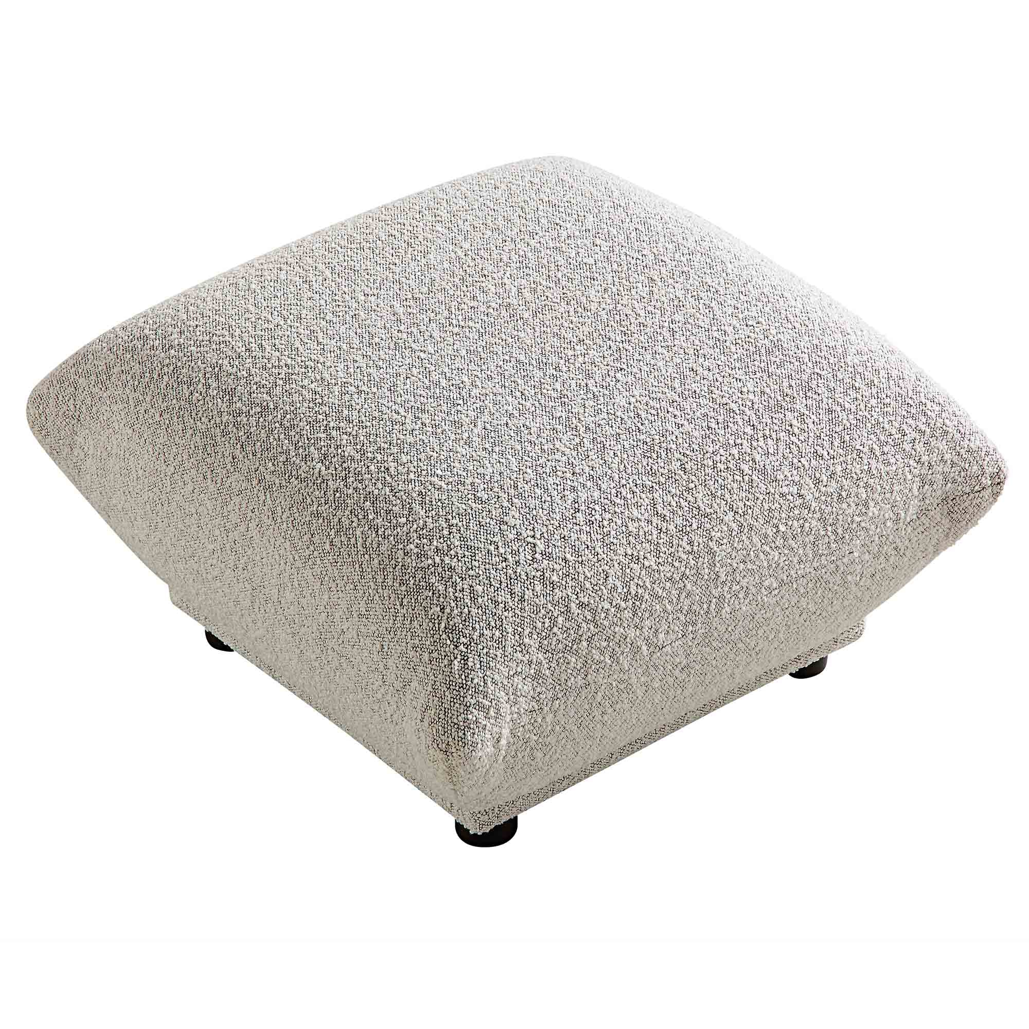 Gianni Pouffe, Mist Grey Boucle