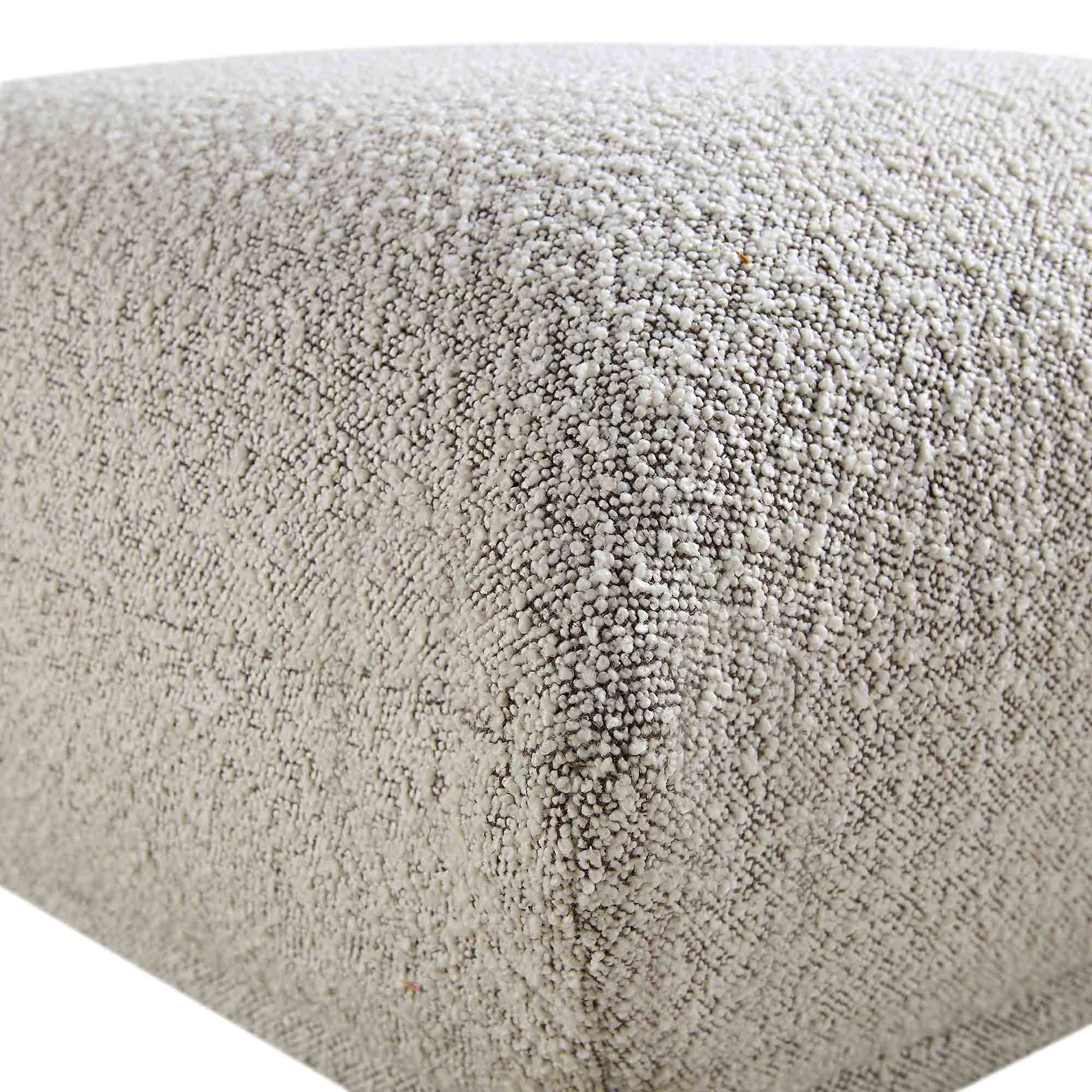 Gianni Pouffe, Mist Grey Boucle