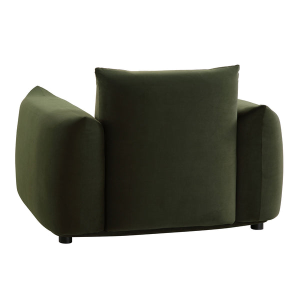 Gianni Armchair, Moss Green Velvet