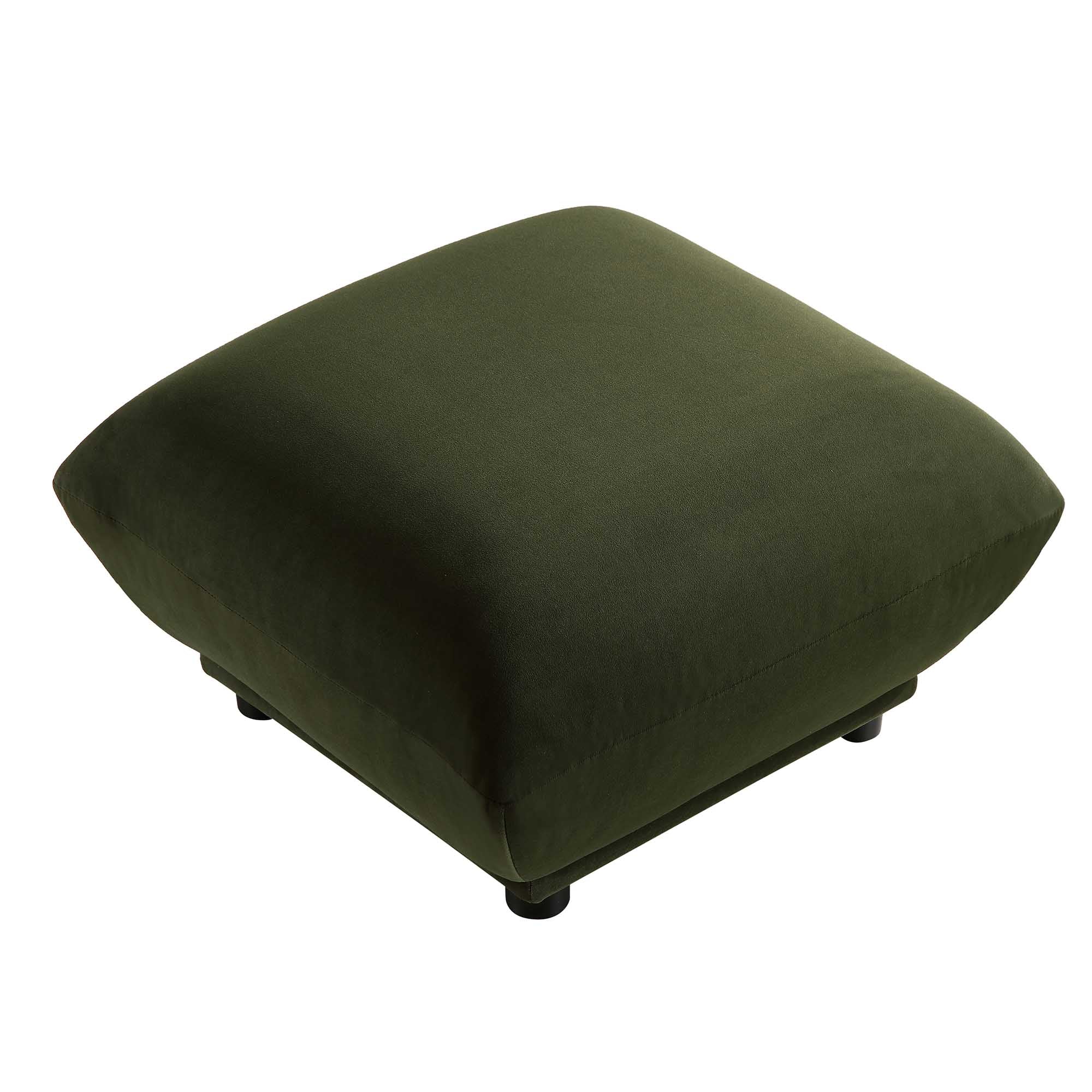 Gianni Pouffe, Moss Green Velvet