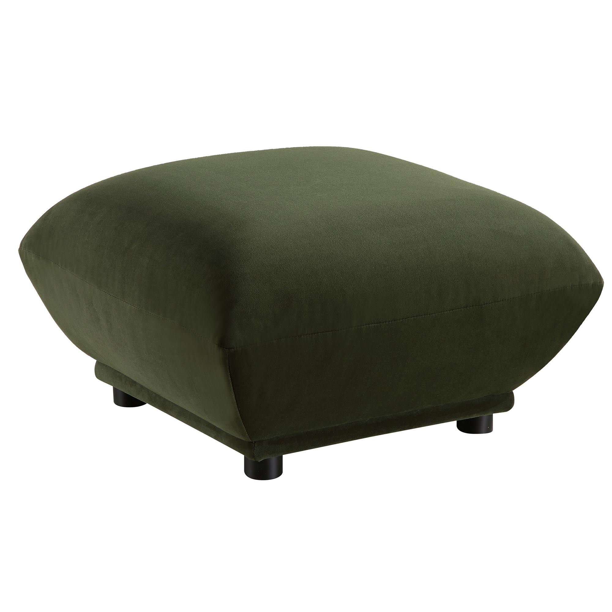 Gianni Pouffe, Moss Green Velvet