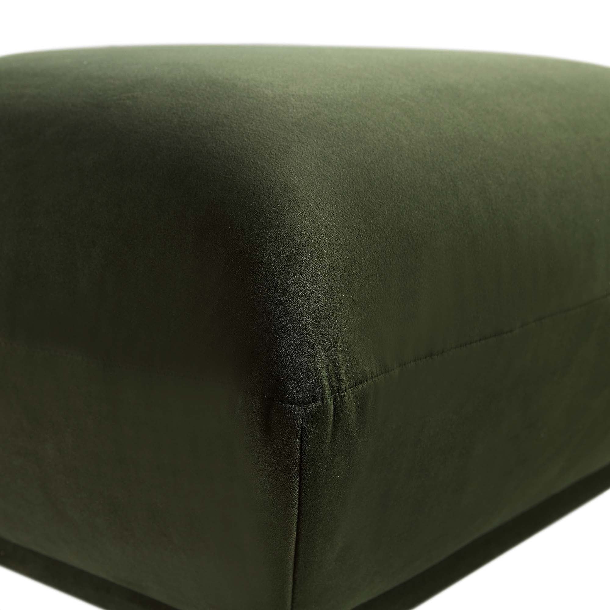 Gianni Pouffe, Moss Green Velvet