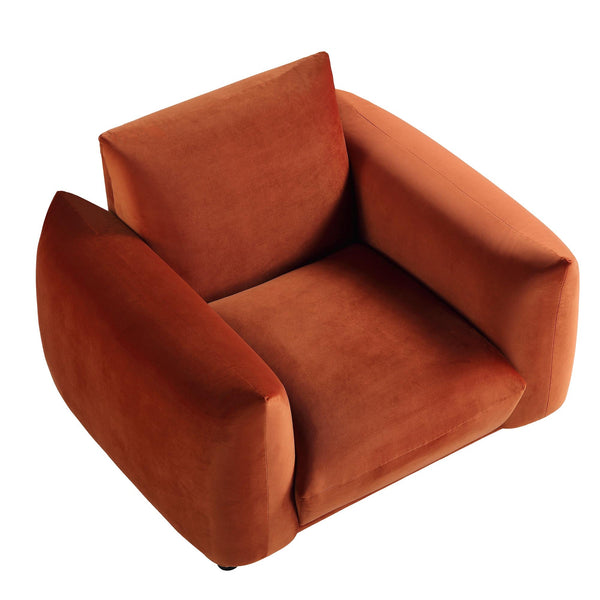 Gianni Armchair, Rust Velvet