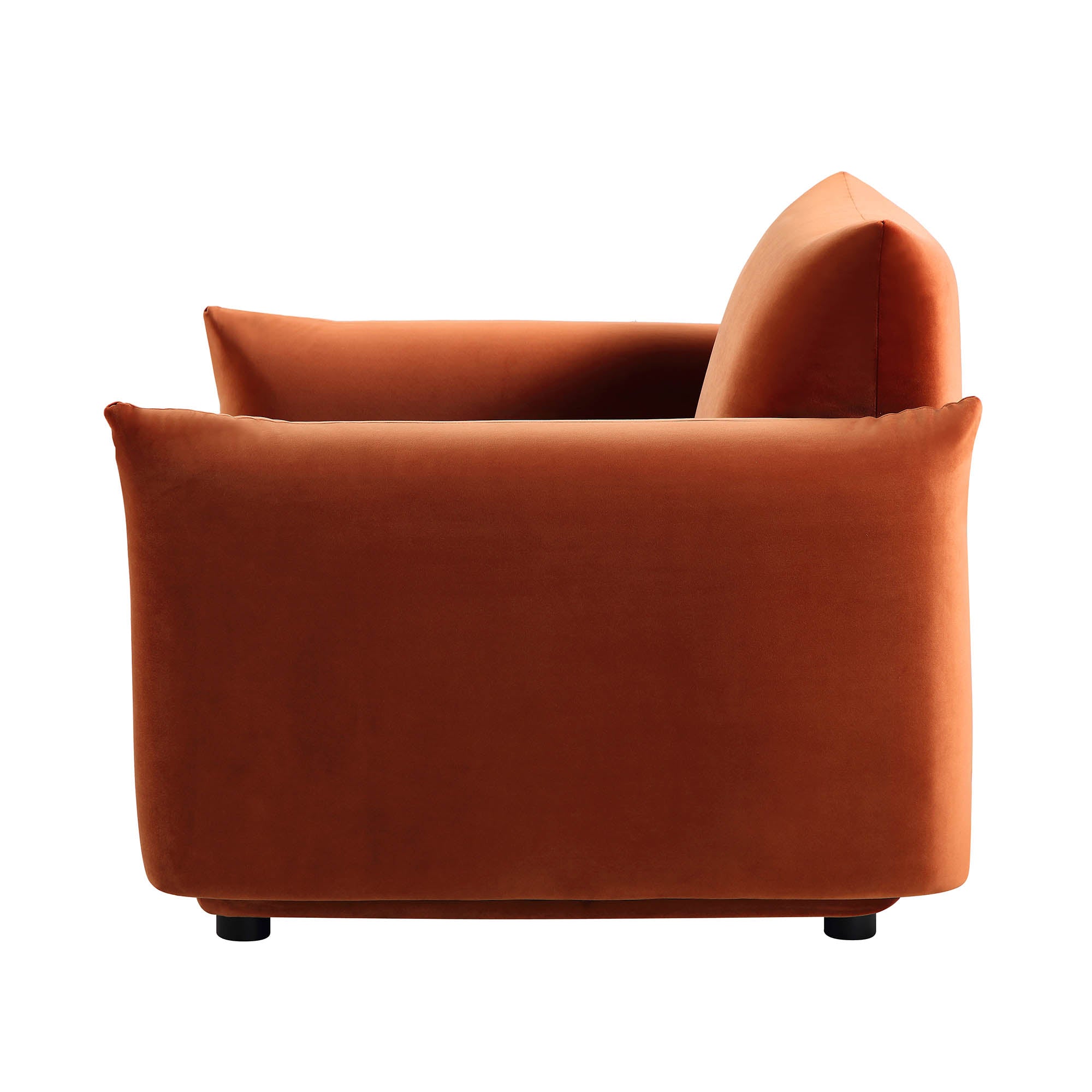 Gianni Armchair, Rust Velvet