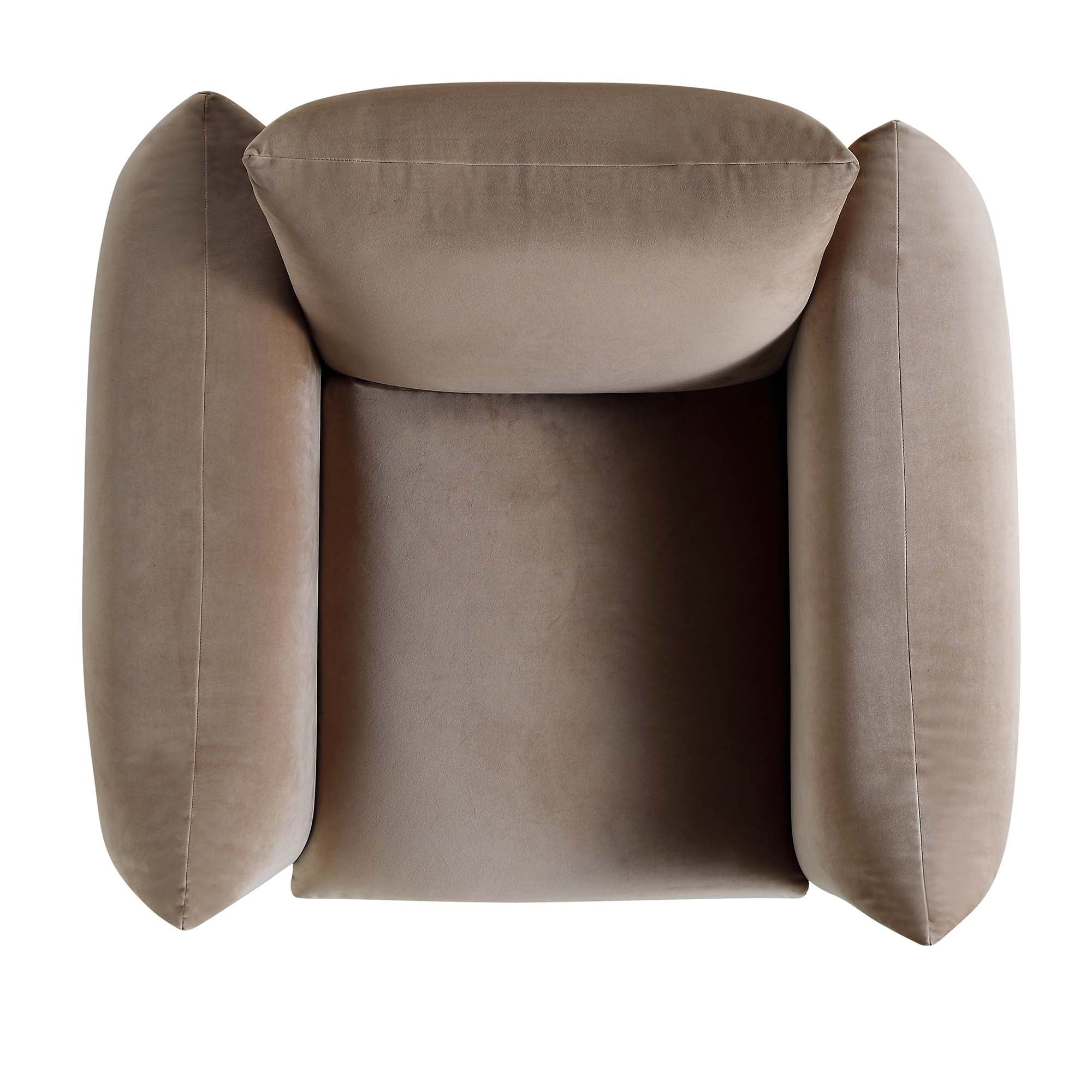 Gianni Armchair, Mink Velvet