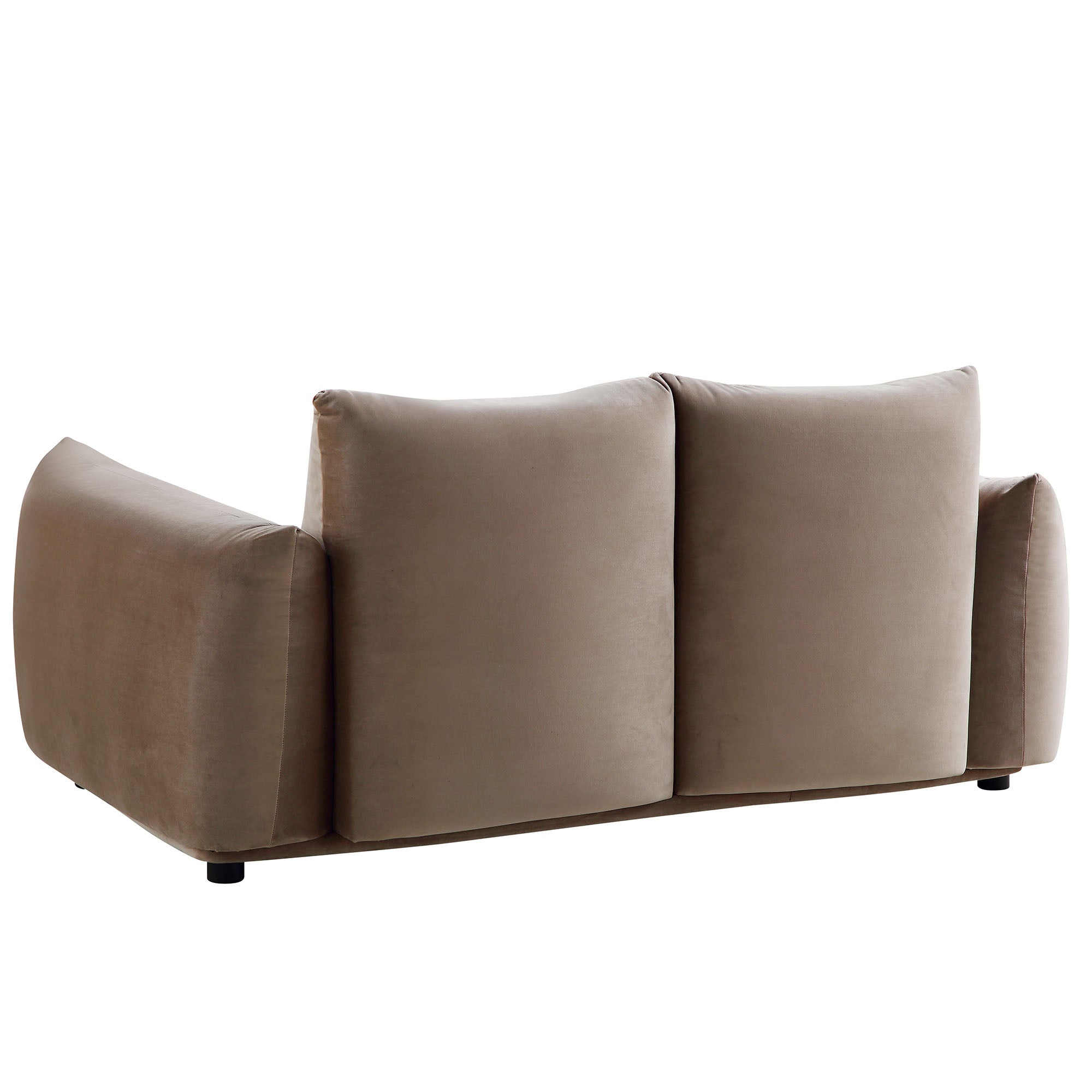 Gianni Two Seater Sofa, Mink Velvet