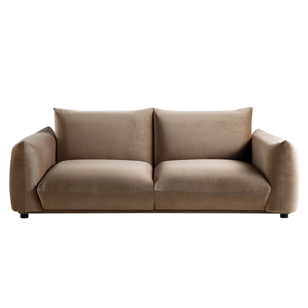 Gianni Three Seater Sofa, Mink Velvet