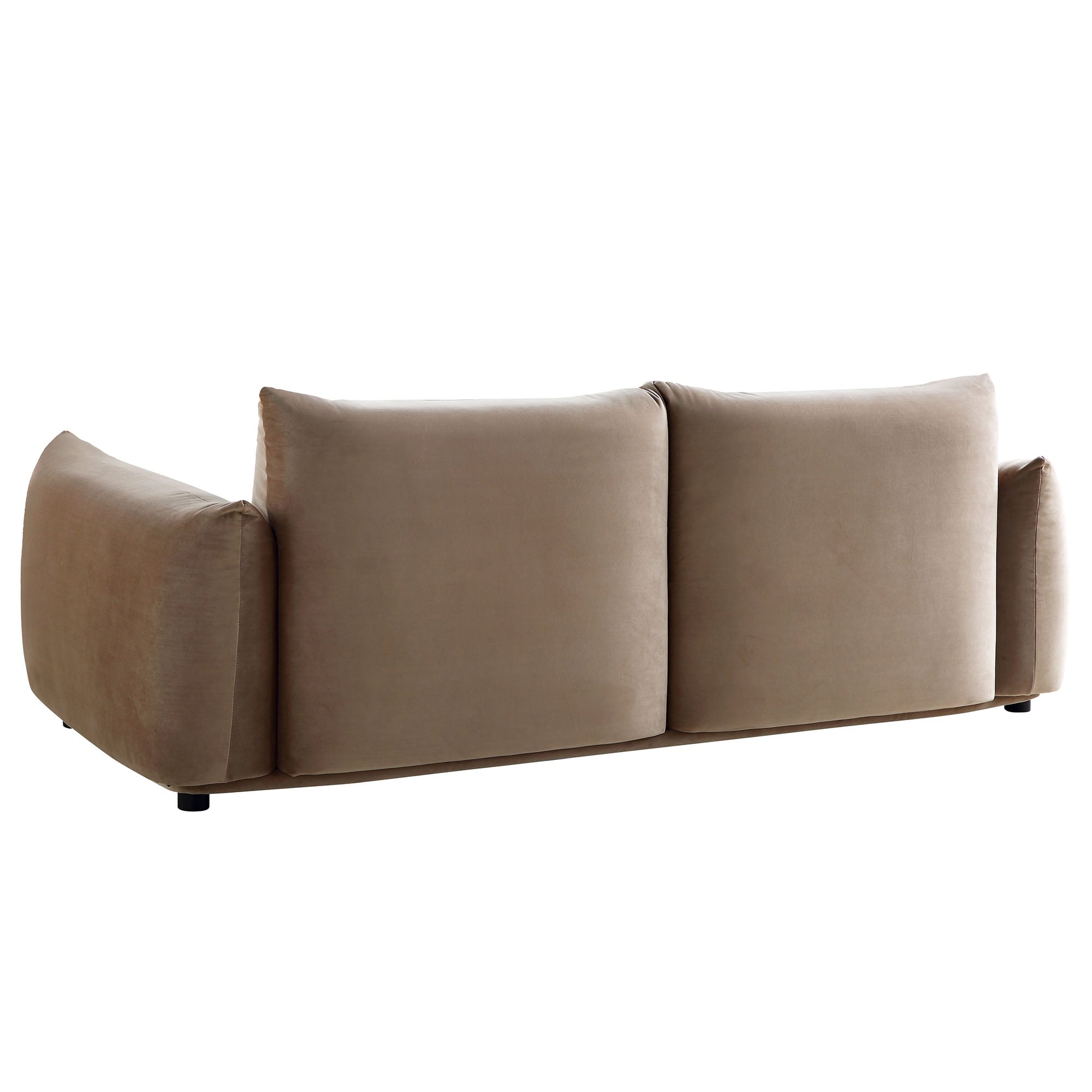 Gianni Three Seater Sofa, Mink Velvet