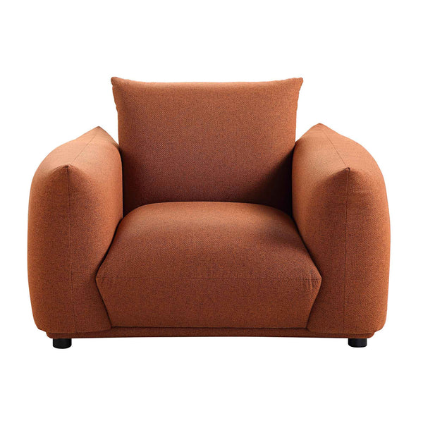 Gianni Armchair, Terracotta Fabric