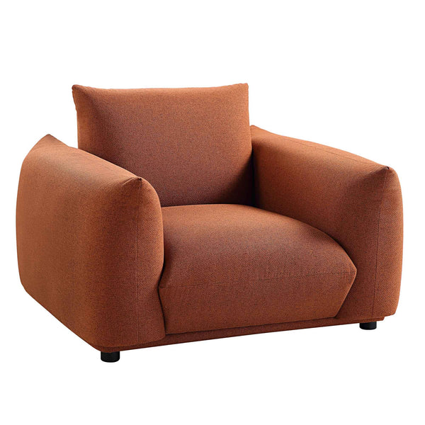 Gianni Armchair, Terracotta Fabric