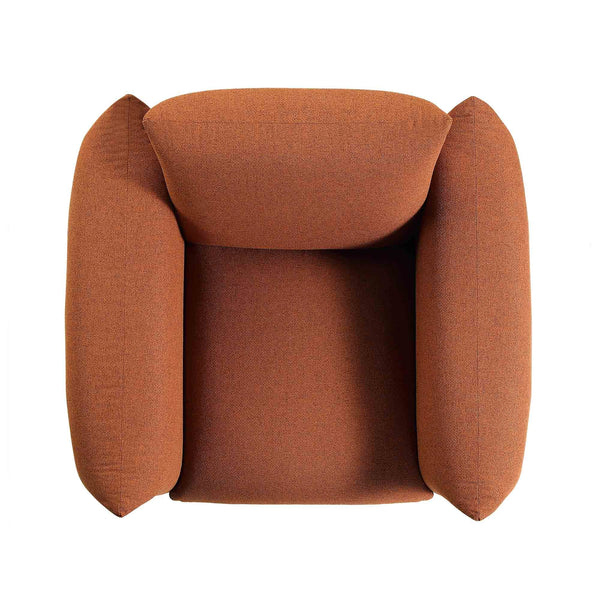 Gianni Armchair, Terracotta Fabric