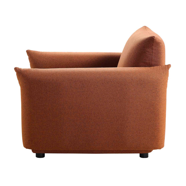 Gianni Armchair, Terracotta Fabric