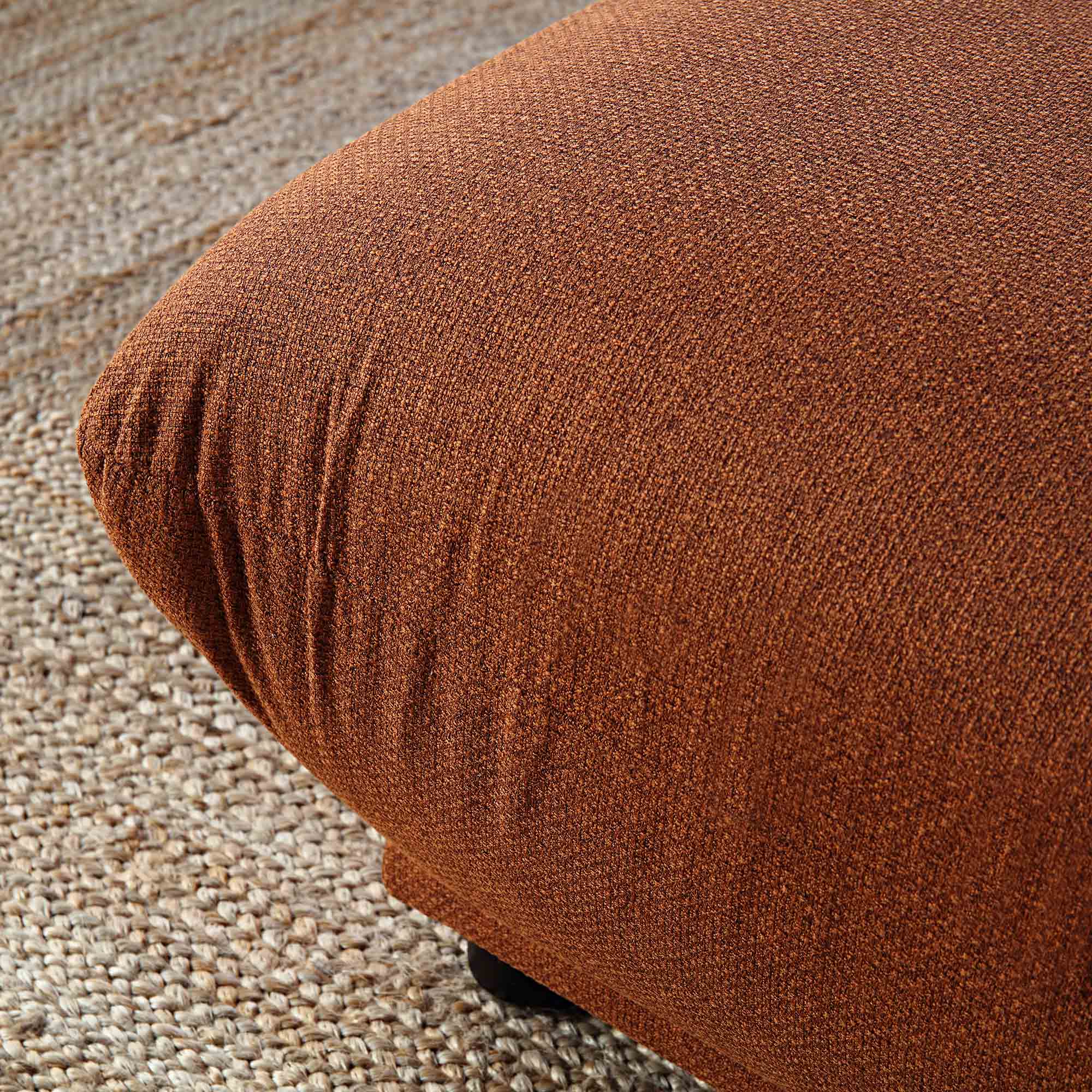 Gianni Pouffe, Terracotta Fabric