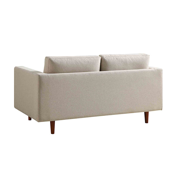 Henrietta 2-Seater Sofa, Beige Woven Fabric