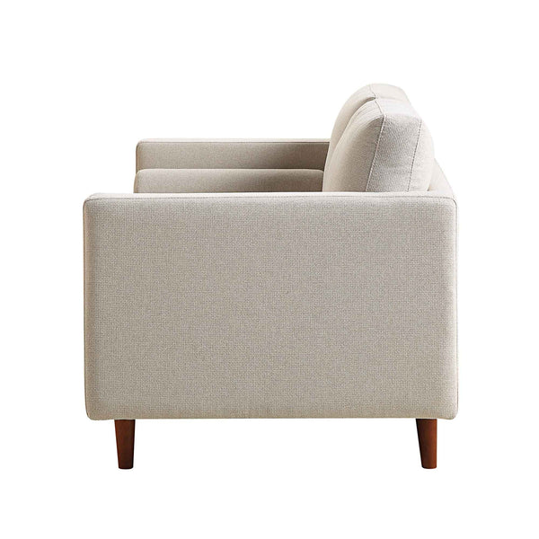 Henrietta 2-Seater Sofa, Beige Woven Fabric