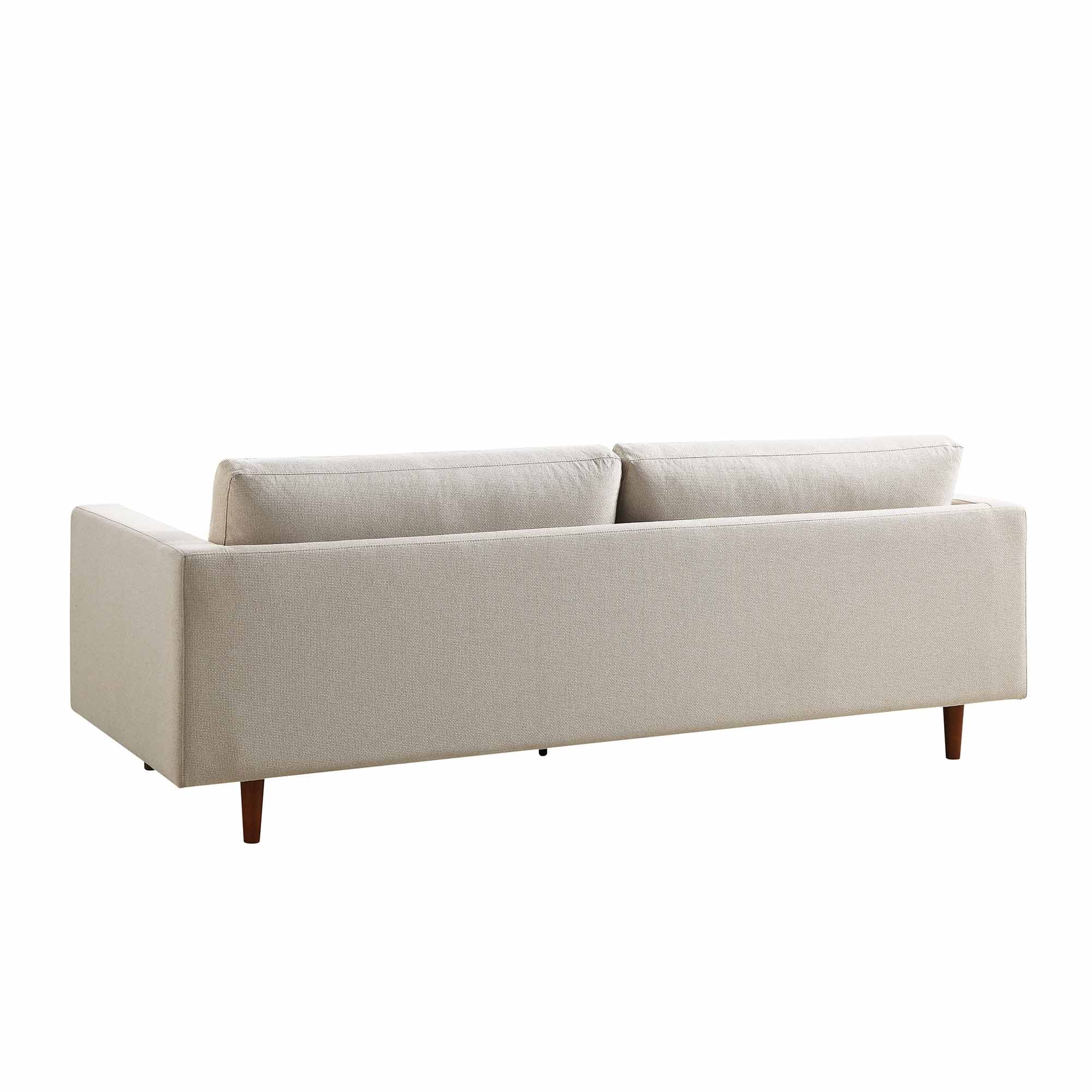 Henrietta Large 3-Seater Sofa, Beige Woven Fabric