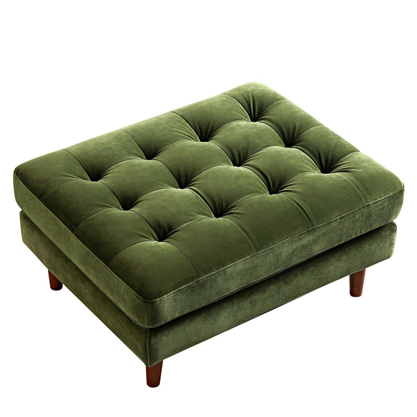 Henrietta Ottoman, Moss Green Velvet