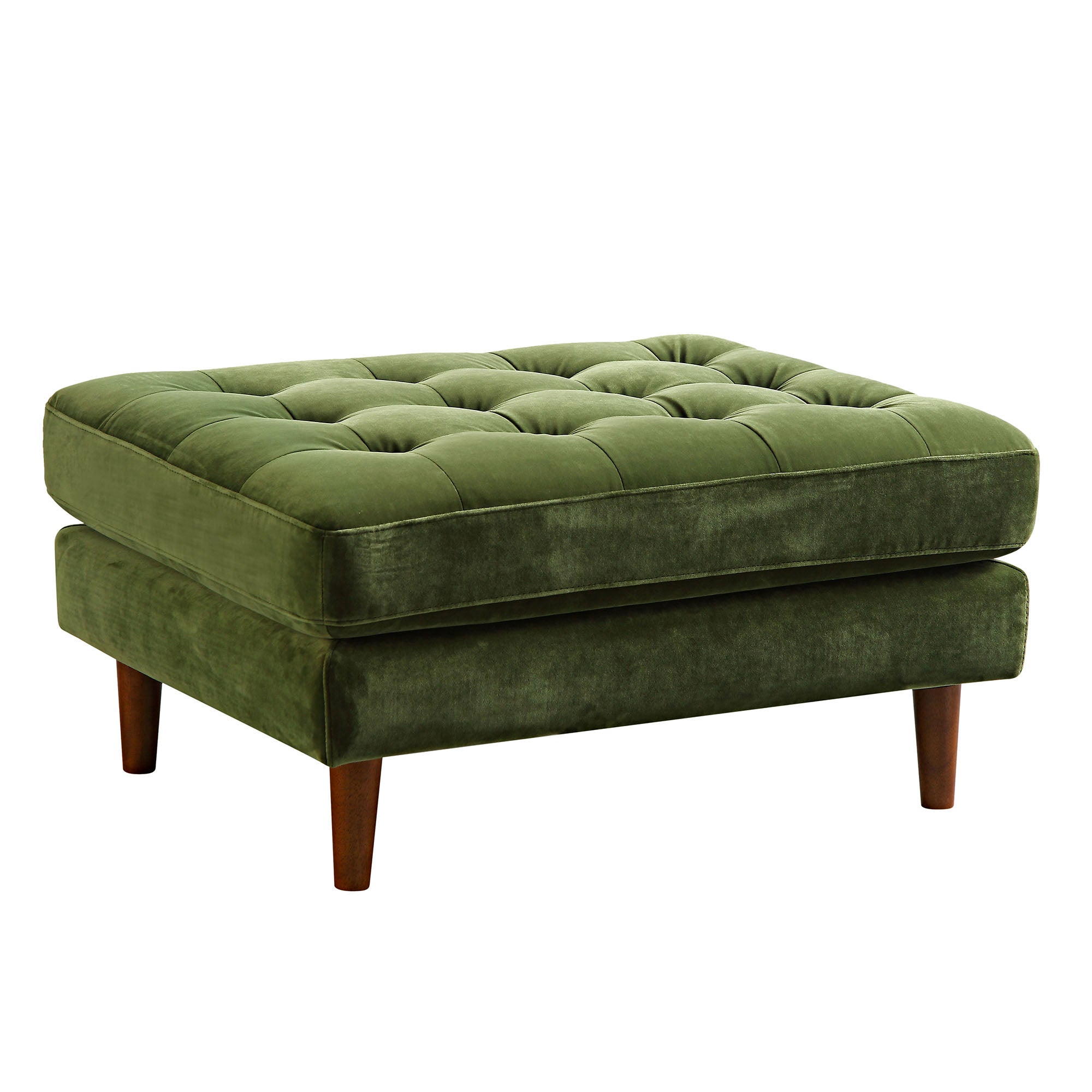 Henrietta Ottoman, Moss Green Velvet