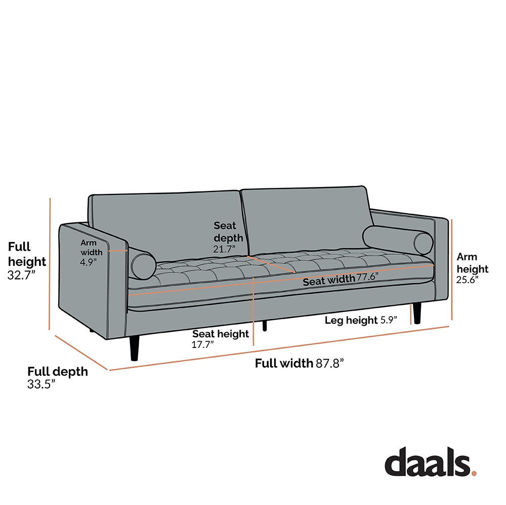 Henrietta Large 3-Seater Sofa, Moss Green Velvet