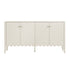 Henley Scalloped Edge 59 in. Wide Sideboard, Light Sand