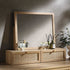 Frances Woven Rattan Vanity Mirror, Natural