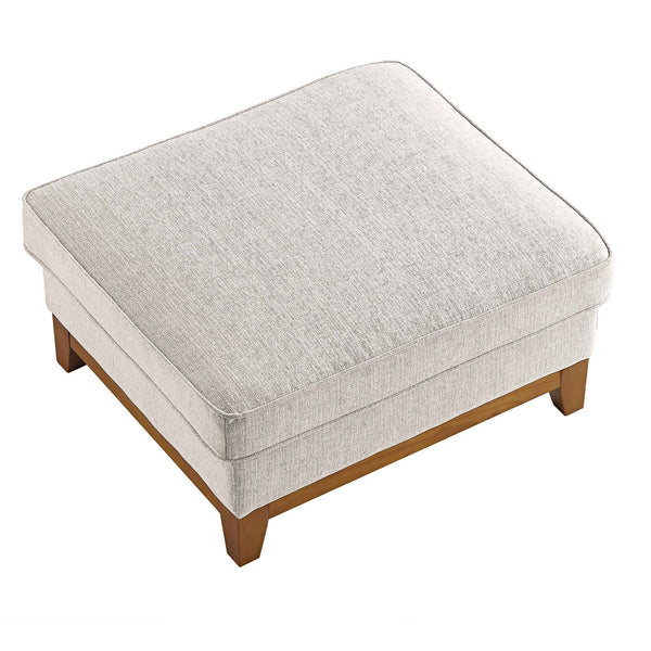 Dipley Oatmeal Fabric Storage Footstool