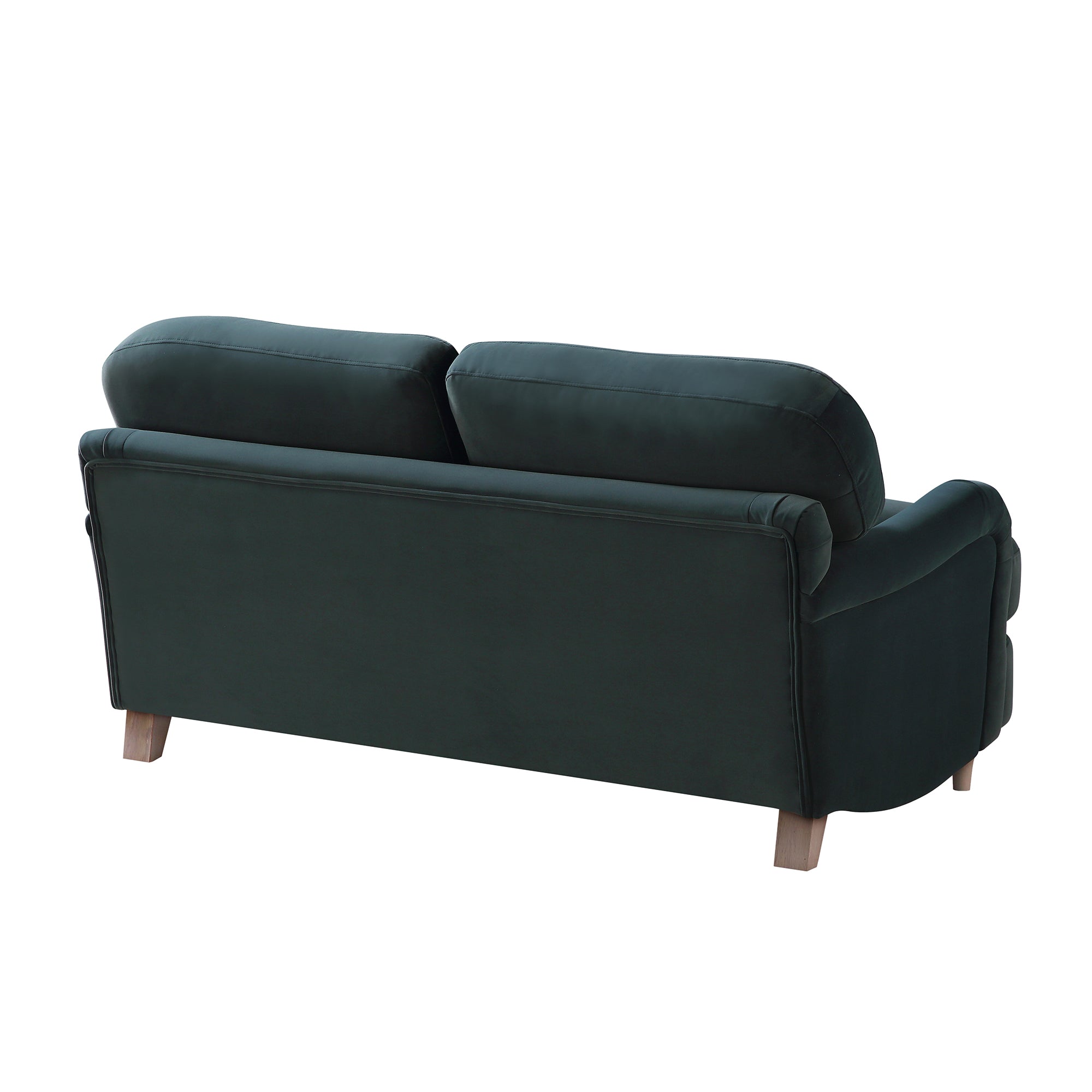 Daphnis Aegean Blue Velvet Sofa, 2-Seater