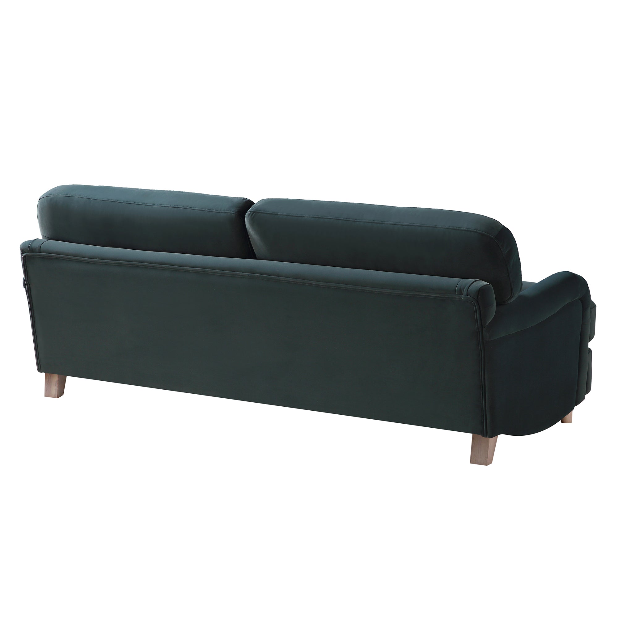 Daphnis Aegean Blue Velvet Sofa, 3-Seater