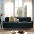 Daphnis Aegean Blue Velvet Sofa, 3-Seater