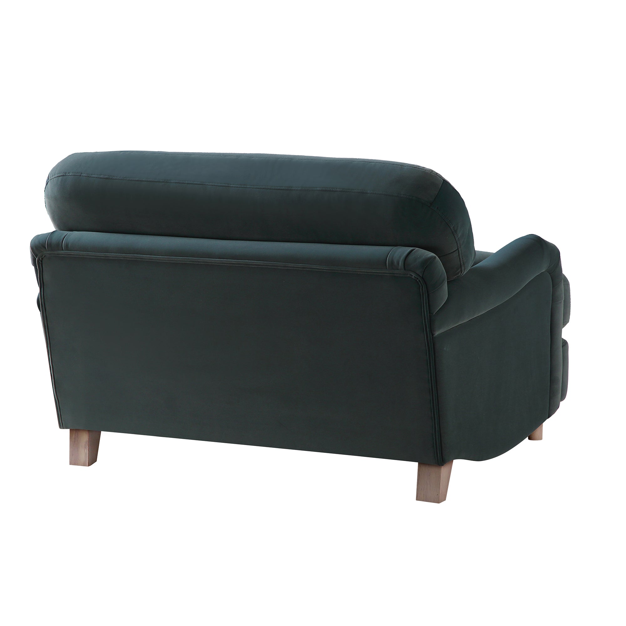 Daphnis Aegean Blue Velvet Sofa, Loveseat