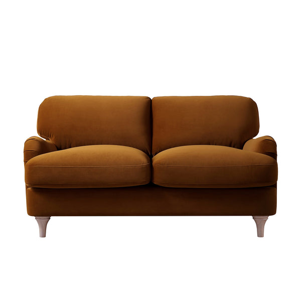 Daphnis Cinnamon Velvet Sofa, 2-Seater