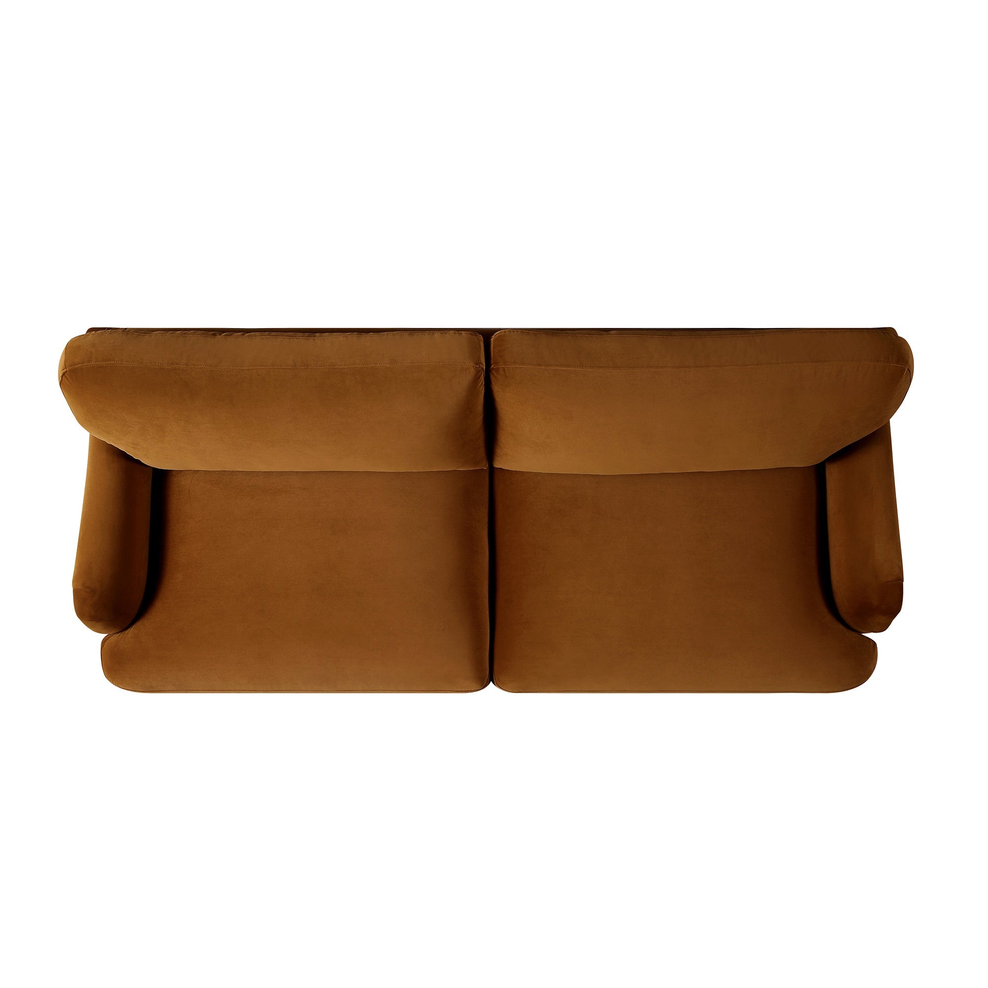 Daphnis Cinnamon Velvet Sofa, 3-Seater