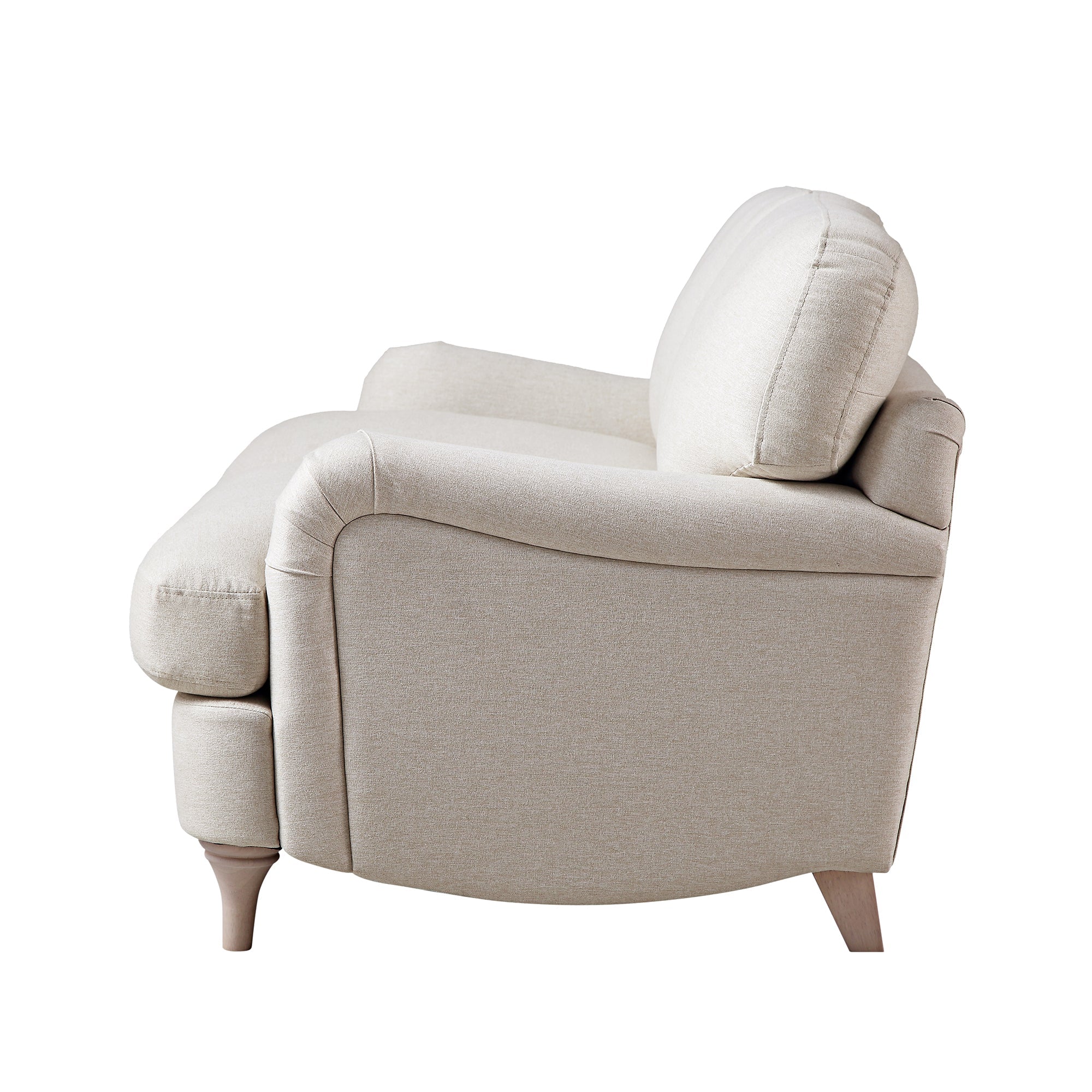 Daphnis Oatmeal Fabric Sofa, 2-Seater