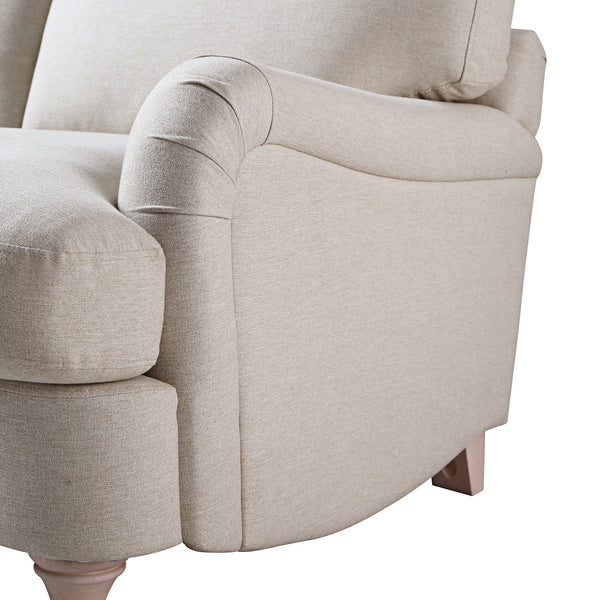 Daphnis Oatmeal Fabric Sofa, 2-Seater