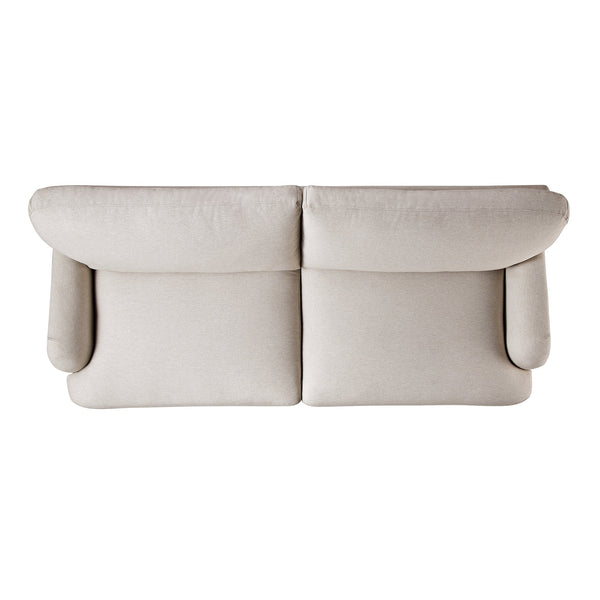 Daphnis Oatmeal Fabric Sofa, 3-Seater