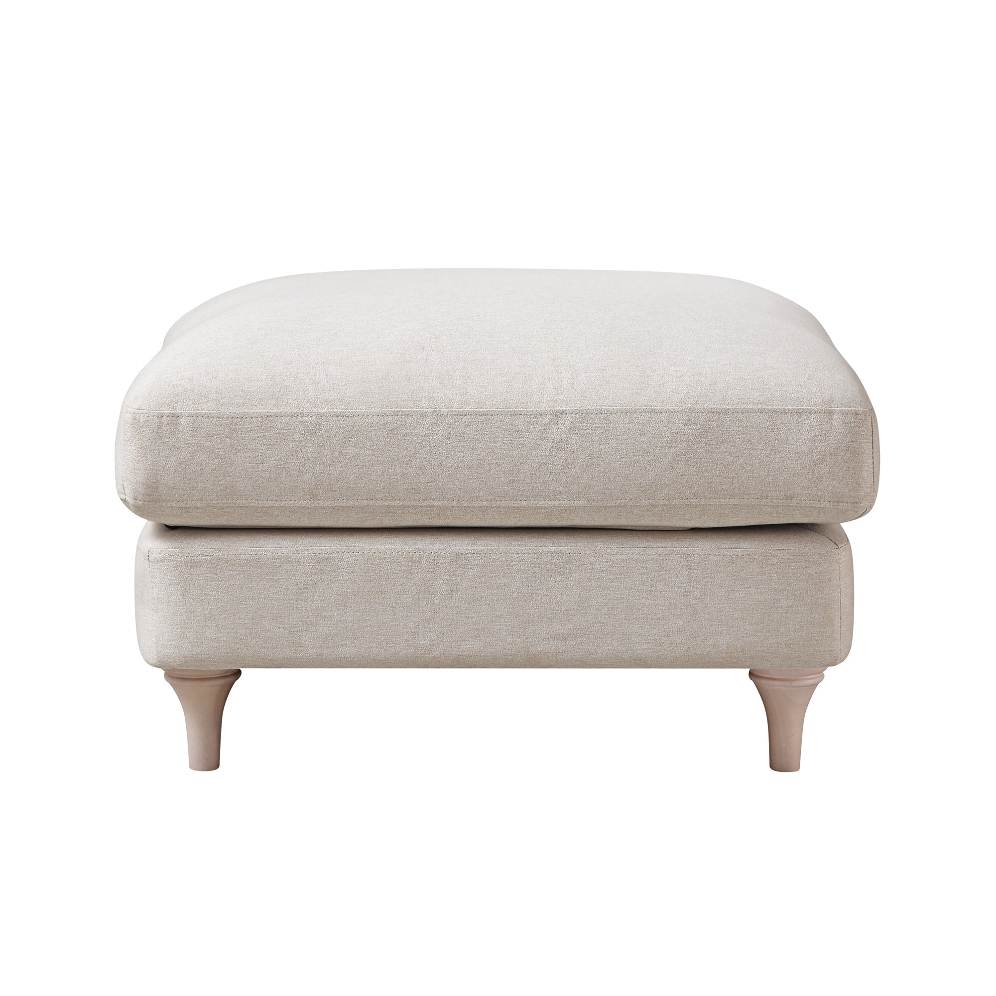 Daphnis Oatmeal Fabric Sofa, Footstool