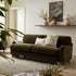 Daphnis Seaweed Velvet Sofa, 3-Seater