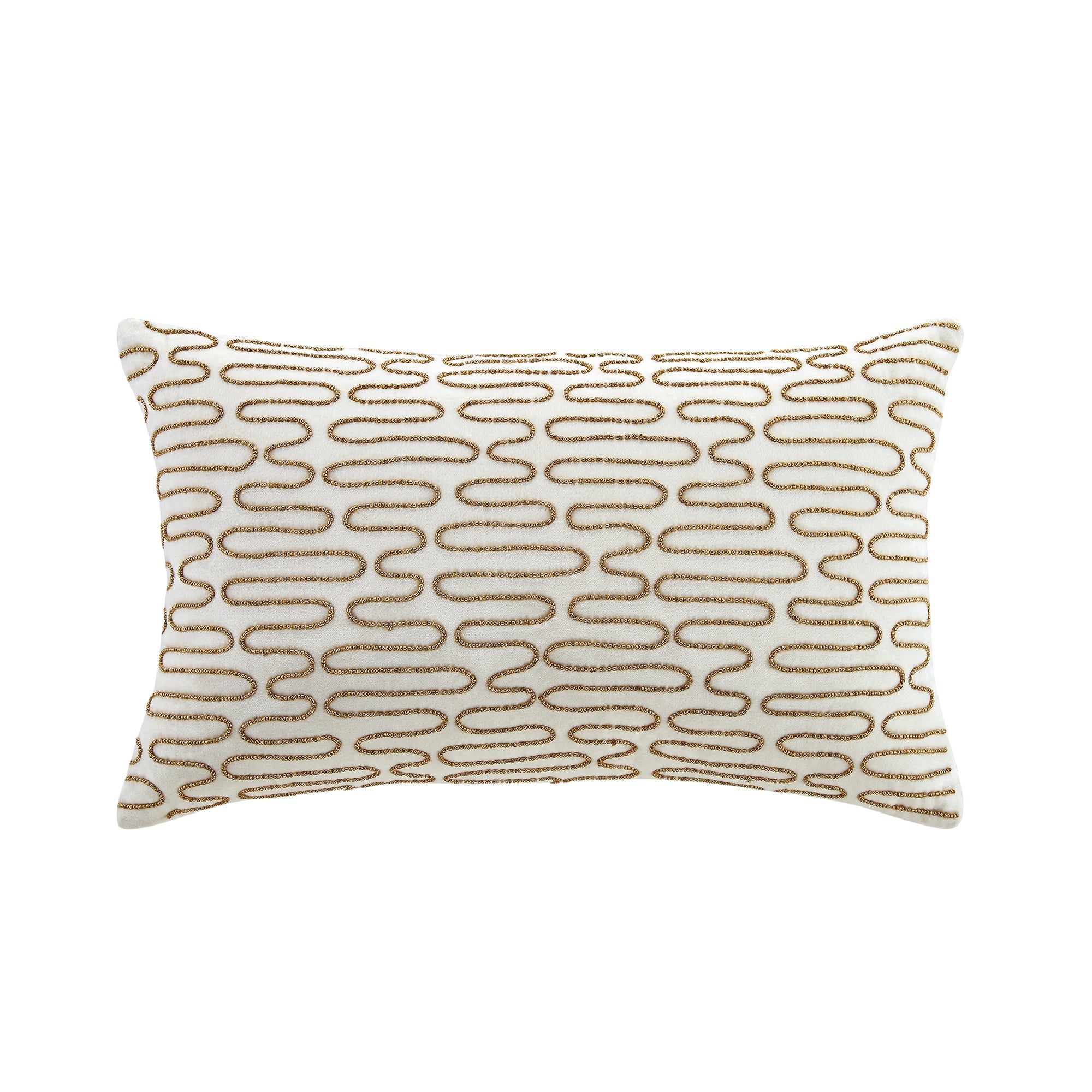 Luxe Collection Allegra Hand Beaded Velvet Pillow