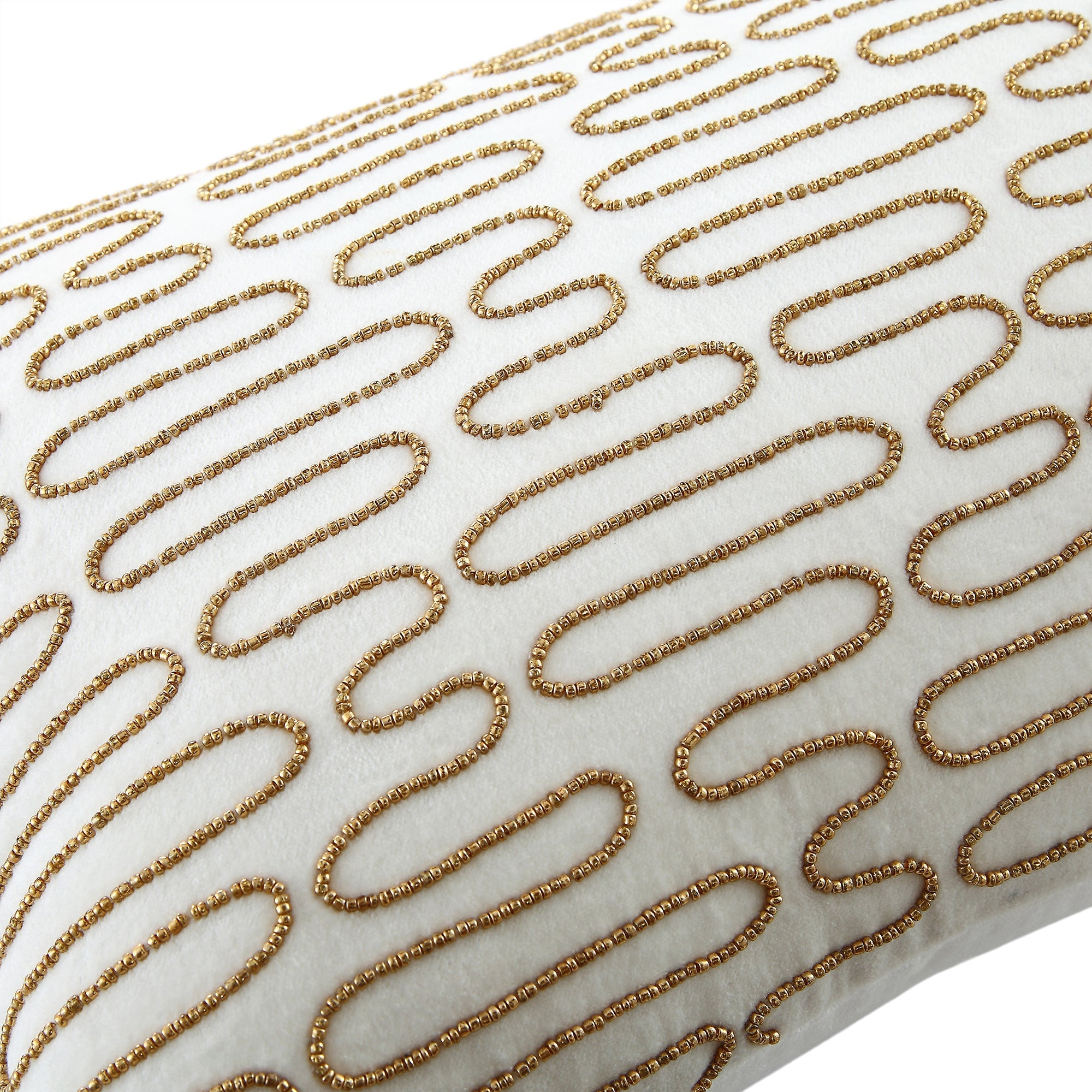 Luxe Collection Allegra Hand Beaded Velvet Pillow