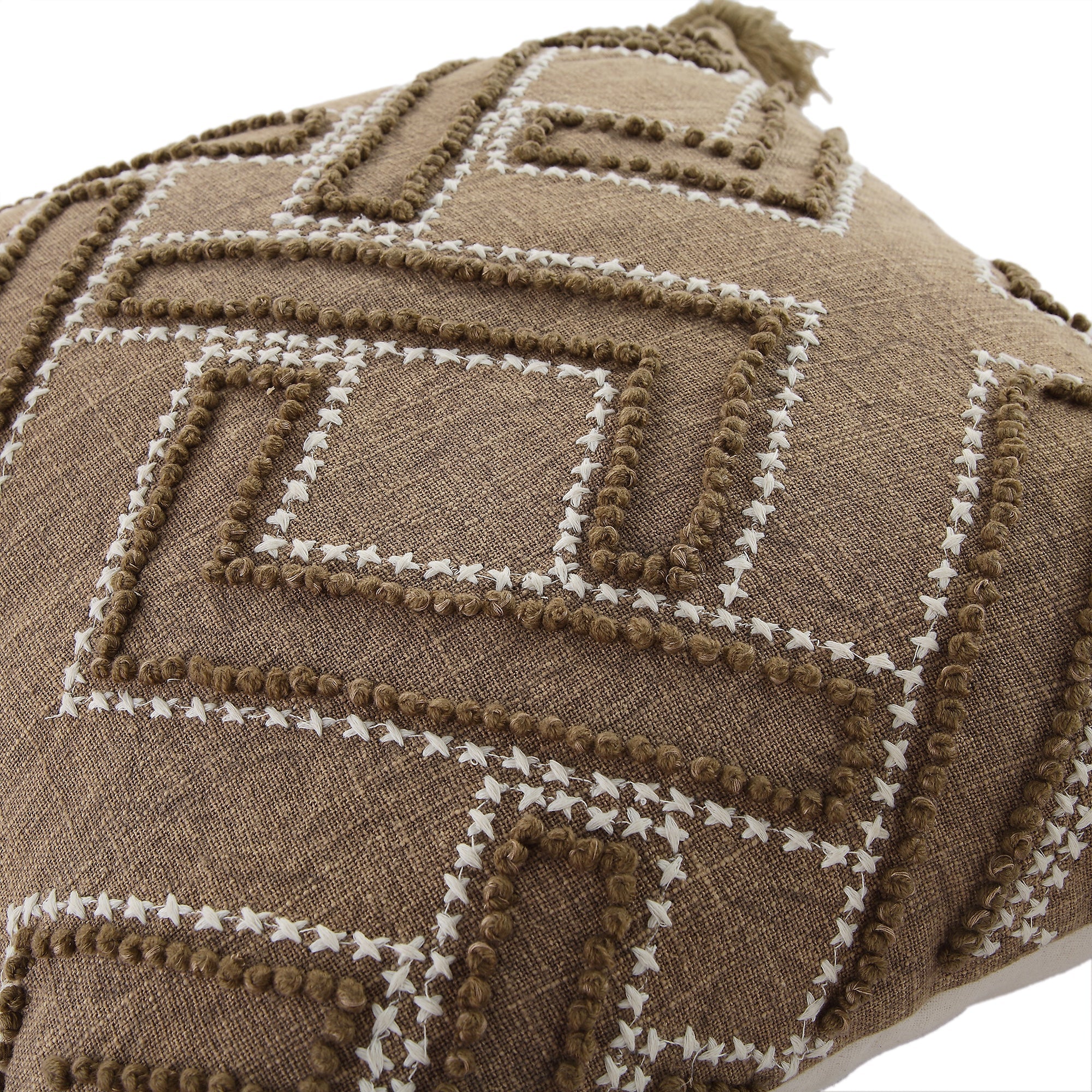 Boho Collection Andes Cross Stitch Pillow