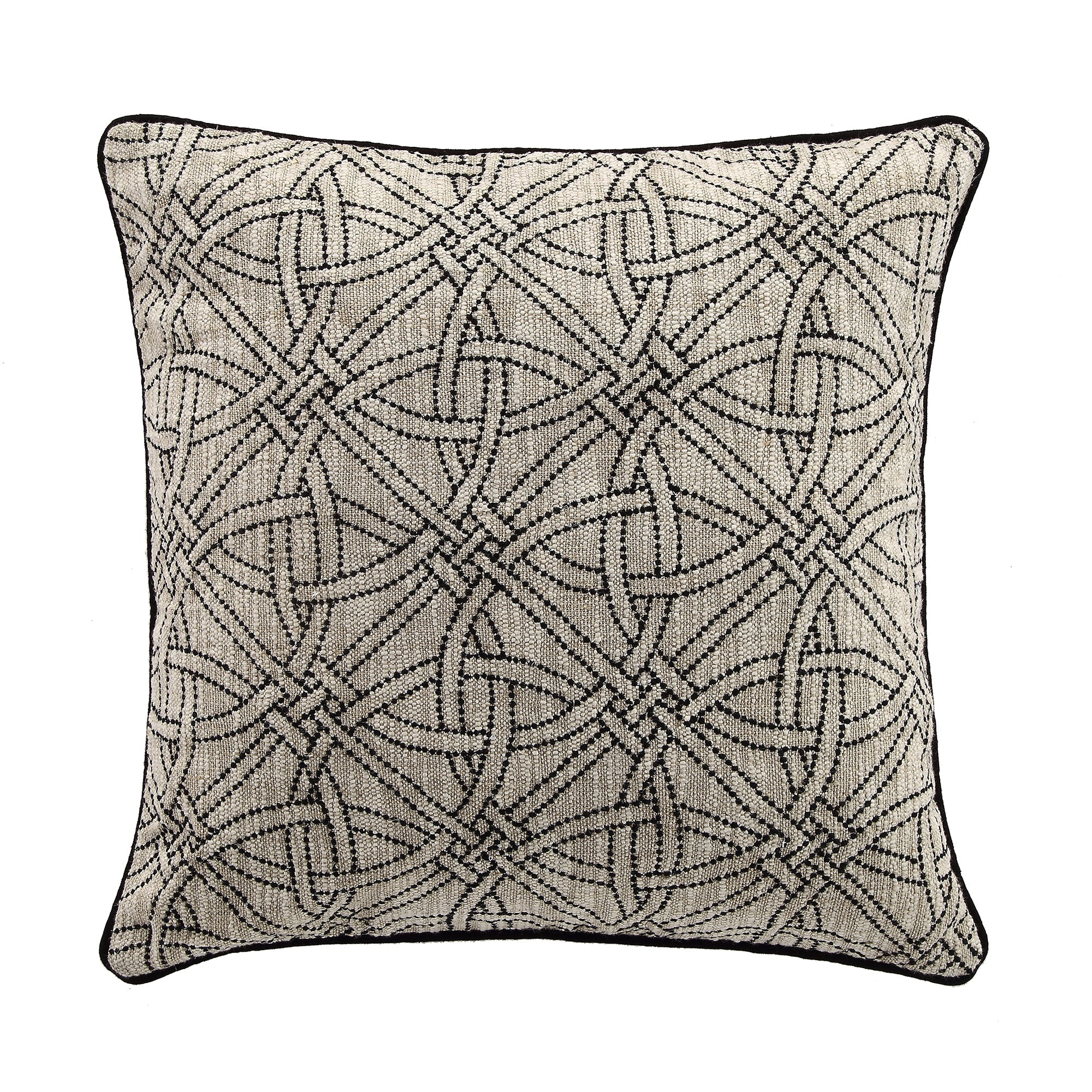 Baja Monochrome Illusion Embroidered Pillow