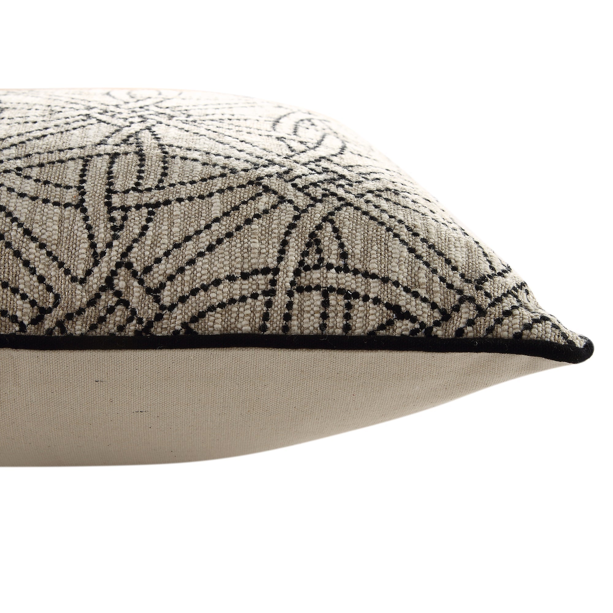 Baja Monochrome Illusion Embroidered Pillow