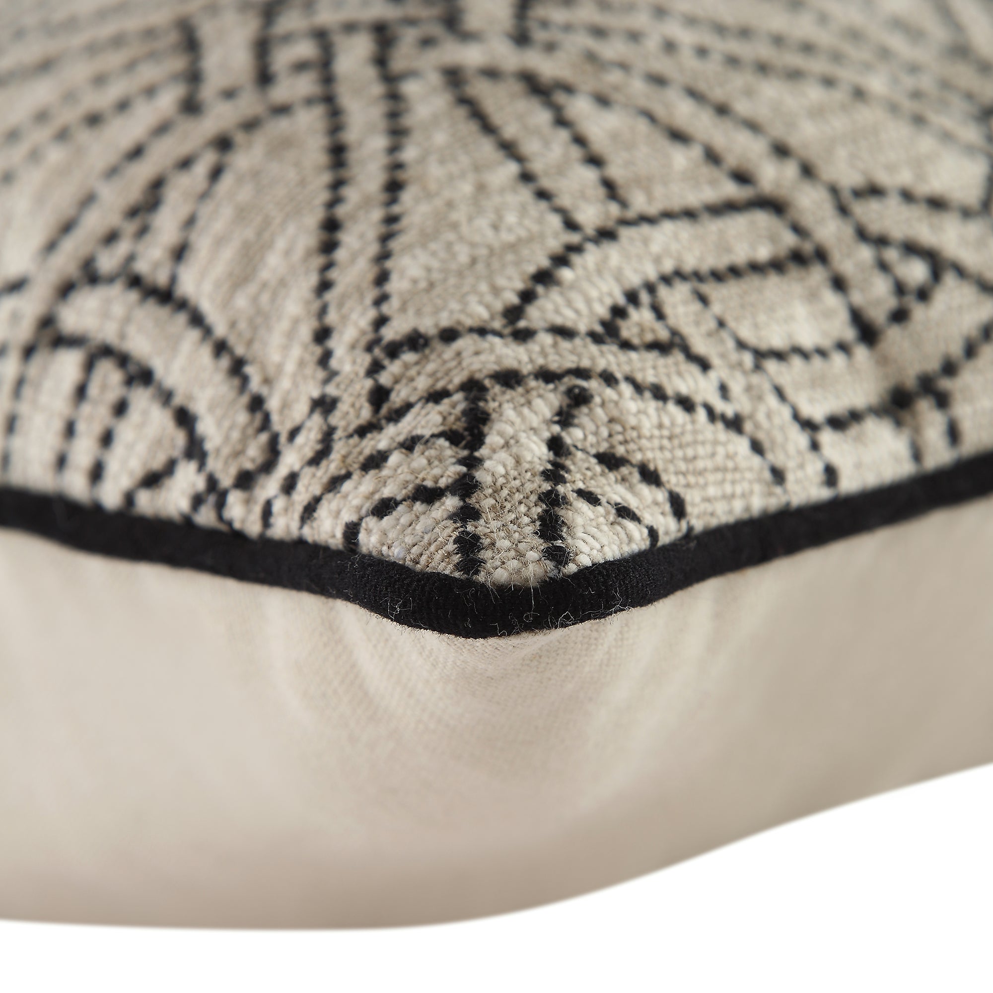 Baja Monochrome Illusion Embroidered Pillow